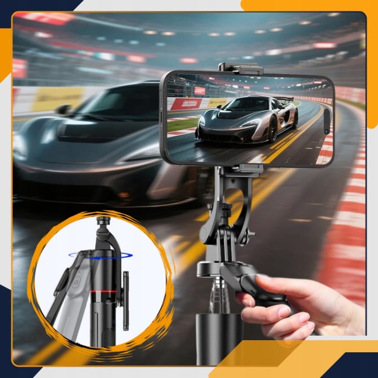 Składany kijek selfie tripod Slayo – kompaktowy statyw do telefonu idealny w podróży i na wycieczki