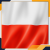 Flaga Polski, mikrofony Slayo Mike S13 z instrukcją po polsku