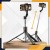 Statyw do telefonu Slayo SelfiePro 15 rozłożony jako niski tripod na biurku