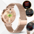 Smartwatch Slayo Grace SM43, widok z bliska na ekran AMOLED