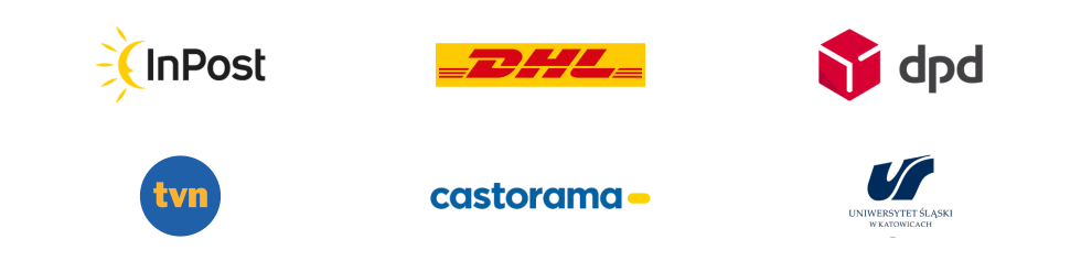 Klienci Slayo: InPost, DHL, DPD, TVN, Castorama, Uniwersytet Śląski