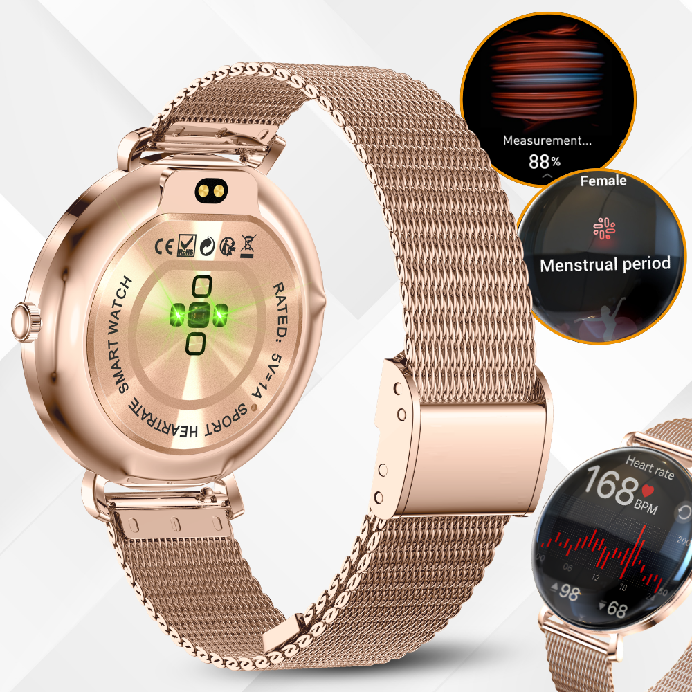 Smartwatch Slayo Grace SM43, monitorowanie tętna i zdrowia