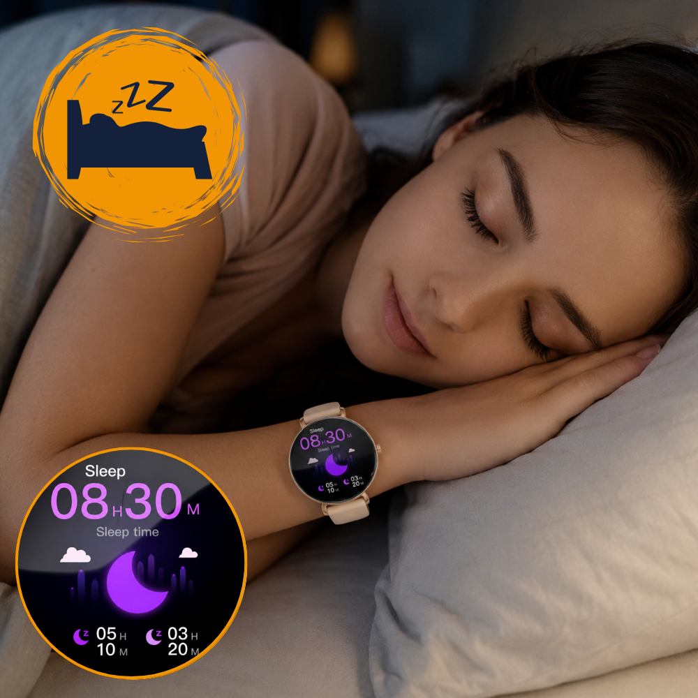 Smartwatch Slayo Grace SM43, monitorowanie snu